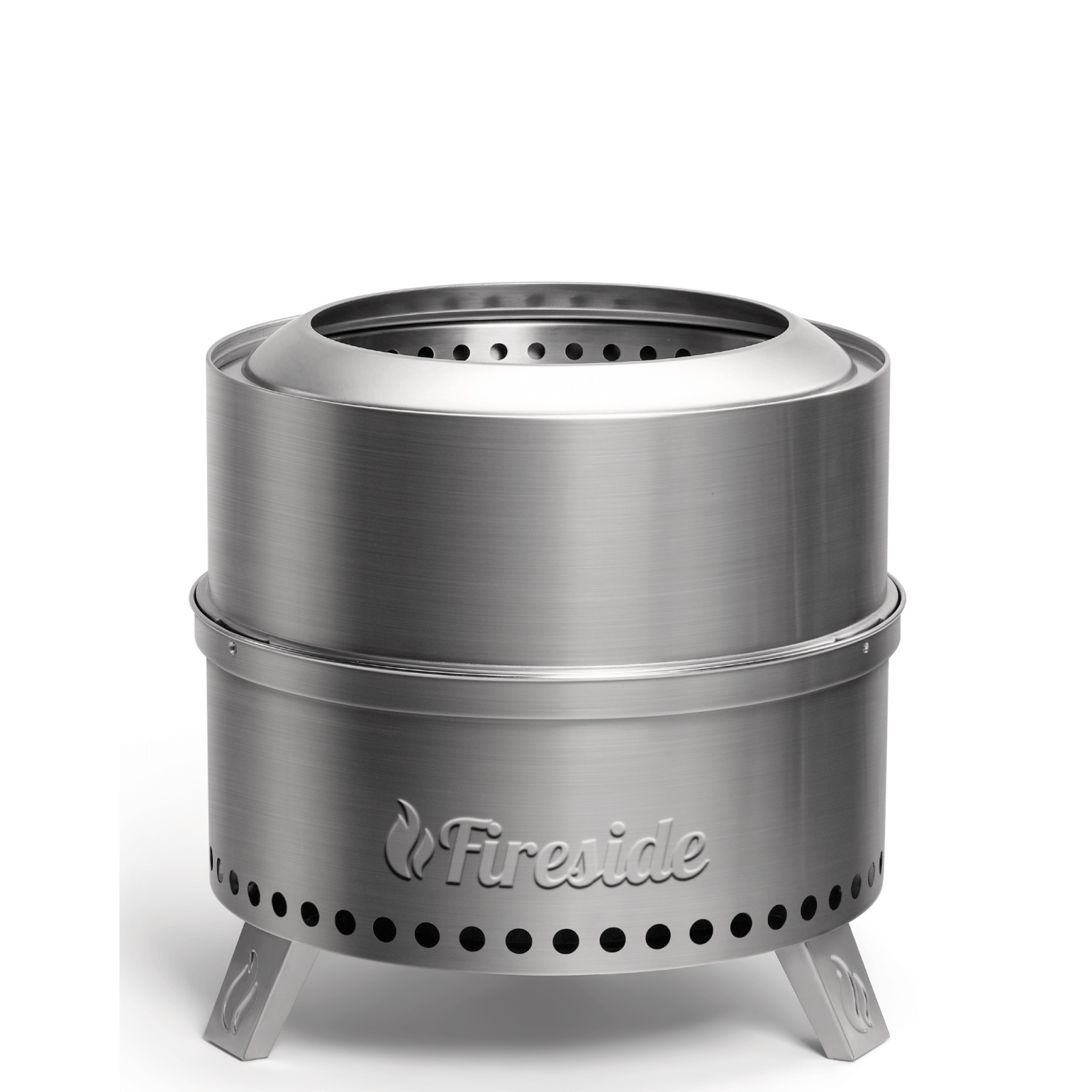 Pluto R19-SS Smokeless Outdoor Fire Pit - Stainless Steel
