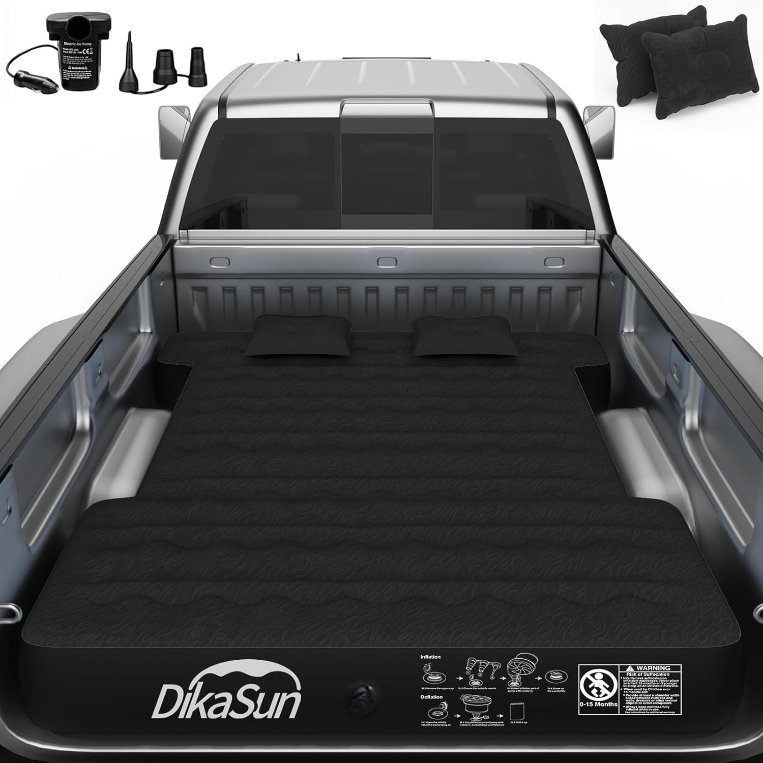 DikaSun Chevrolet 5.5-5.8ft | 6-6.5' Truck Bed Air Mattress