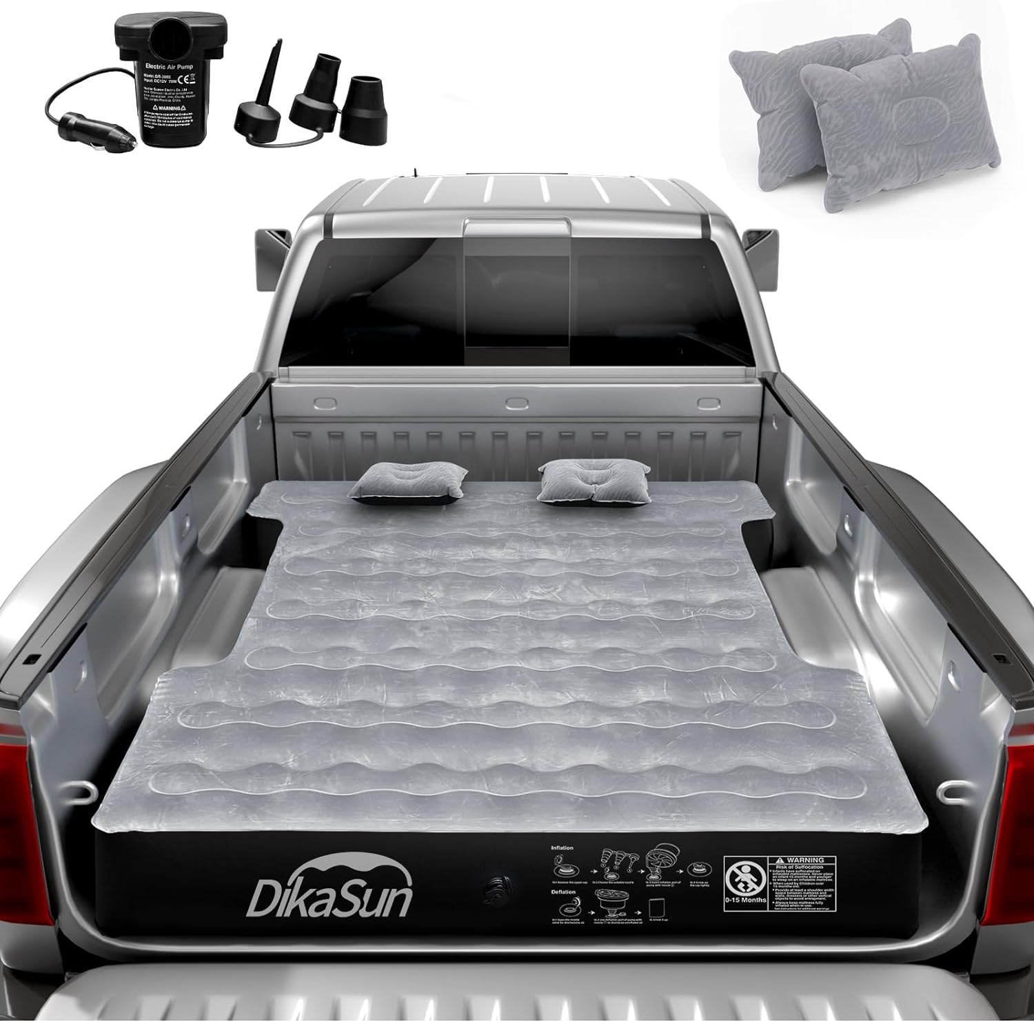 DikaSun Dodge 5.5-5.8ft | 6-6.5 ft Truck Bed Air Mattress
