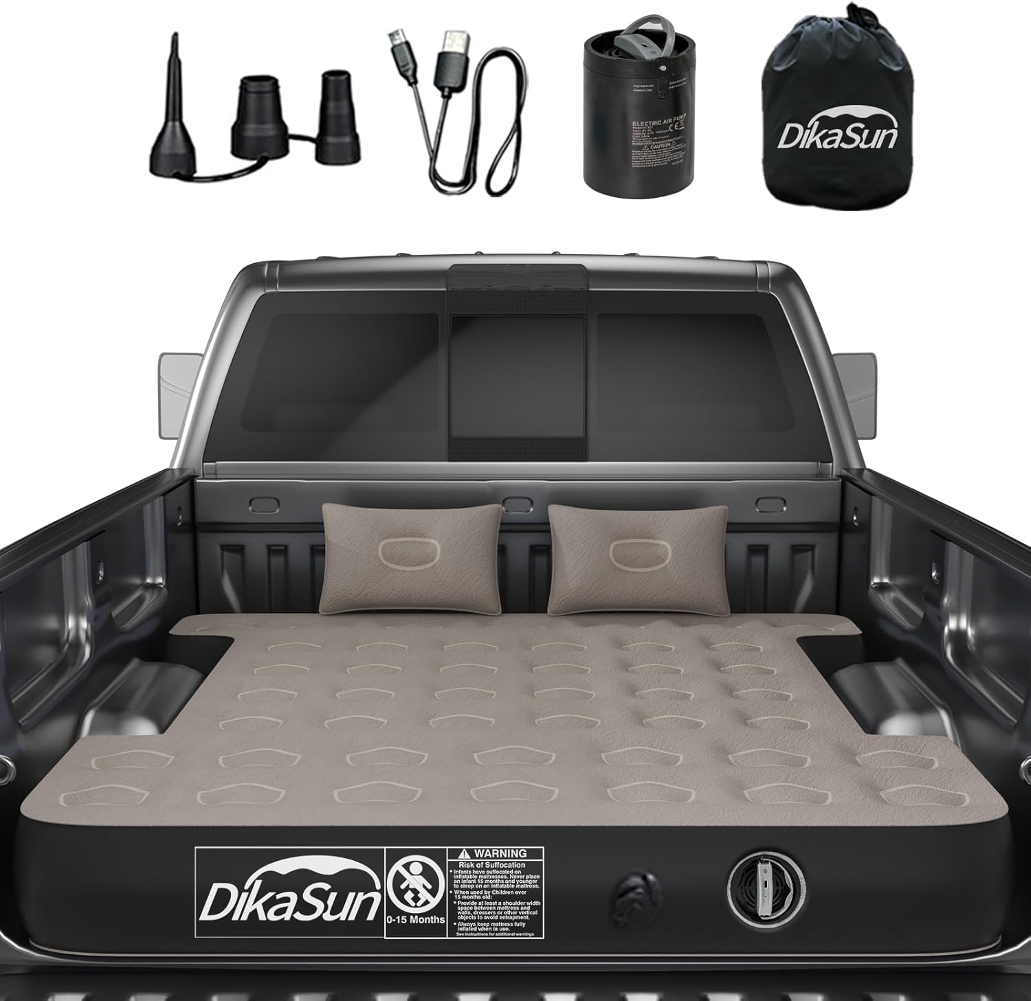 DikaSun Toyota 5.5-5.8ft | 6-6.5' Truck Bed Air Mattress