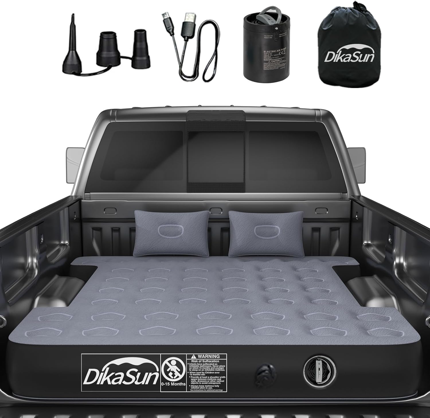 DikaSun Nissan 5.5-5.8ft | 6-6.5 ft Truck Bed Air Mattress
