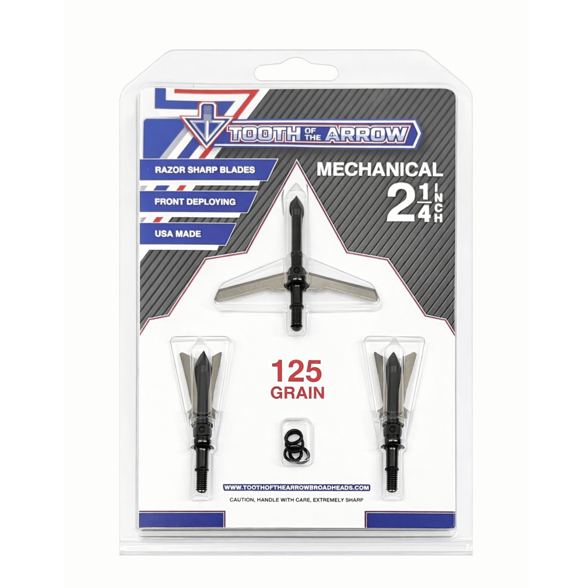 TOTA | 2-Blade Expandable Broadhead | 2.25” Cut | 125 Grain