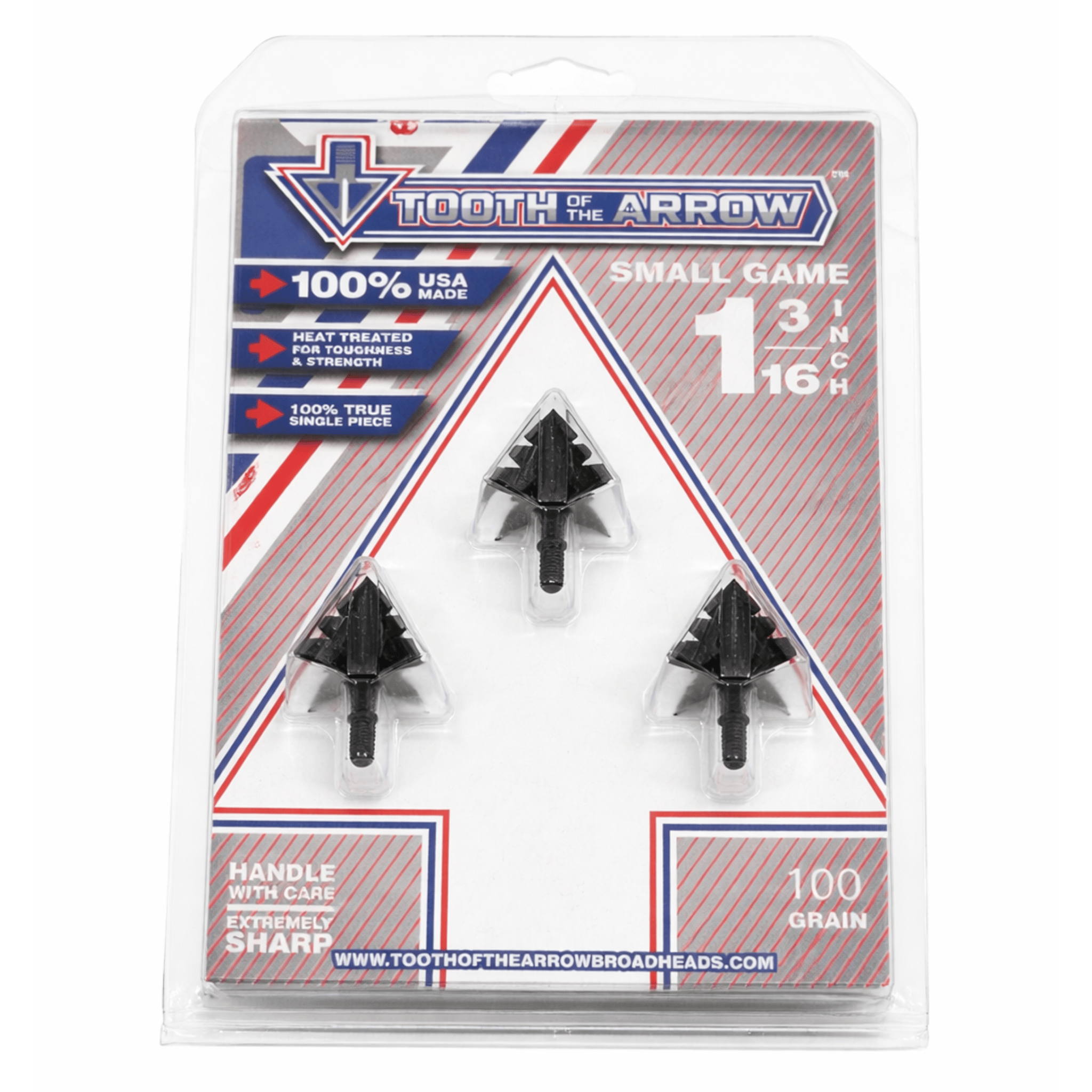 TOTA | 100 Grain Broadhead |Small Game and Turkey | Fixed Blade