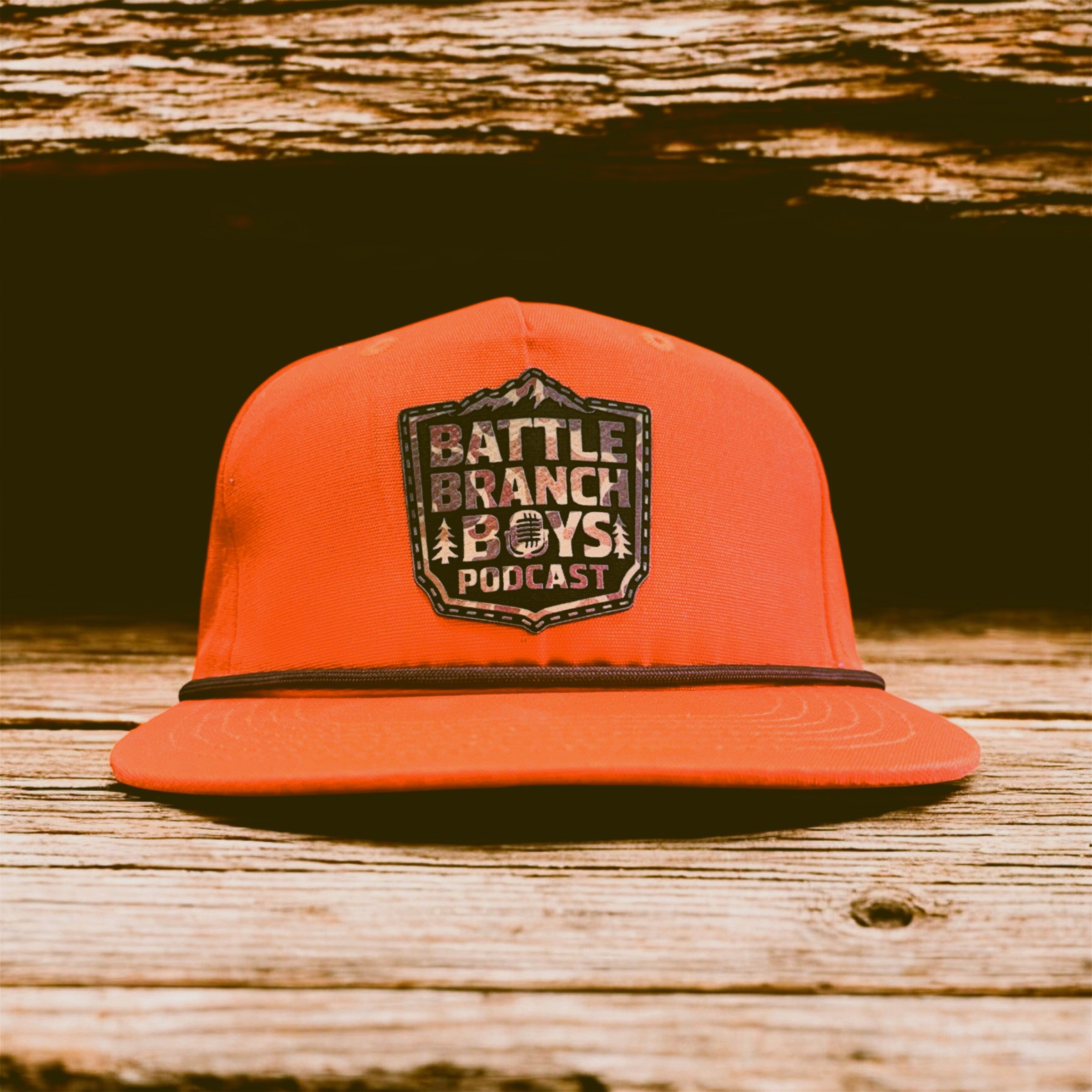 Battle Branch Podcast Hunter Orange Hat