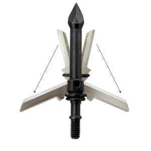 TOTA | 2-Blade Expandable Broadhead | 2.25” Cut | 125 Grain